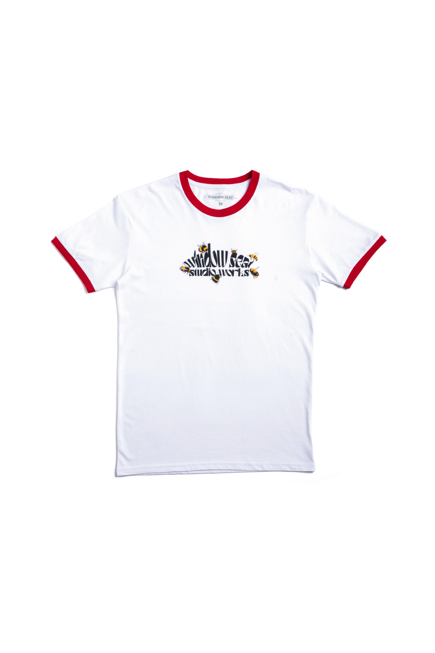 Studio Works Swarm Ringer Tee - White/Red